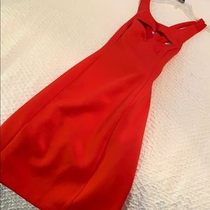 never been worn bright red dress by Guess!